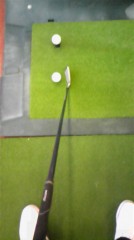 ゴルフの打ちっぱなしに行ってきました。