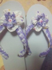 100均のビーサンを