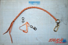 レザーロープチェーンキットの途中経過