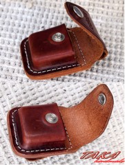 zippo革ケースのコバ磨き