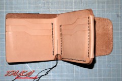ビルフォードウォレットの制作途中