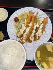 海老フライ定食🦐