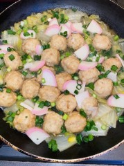 白菜.肉団子のうま煮