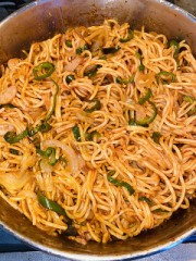 昔ながらのスパゲッティ