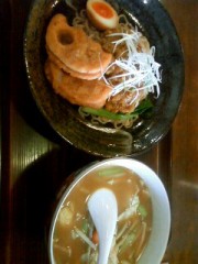 レンコンカレーつけめん(680円)