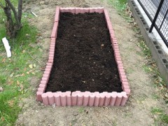 花壇作ってみました