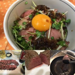 ローストビーフ丼