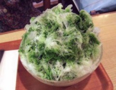 この夏、かき氷を食べましたか？