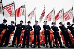 【舛添都政】出初め式:韓国の救助隊も初参加、合同で訓練　東京消防庁