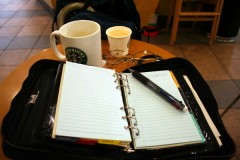 いつものスタバにて・・・(^○^)