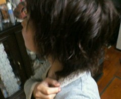 一人で買い物に行きました。