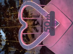 ハートのオブジェ