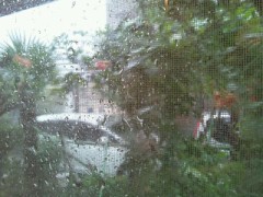 台風最接近。。。