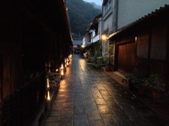 竹灯りが優しかった