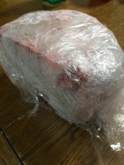 しばらくごちそうです