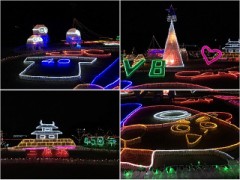 ルミナリエには負けますが