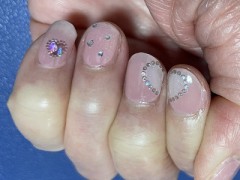 神の手はにじむピンク