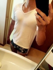 泳いだ後にパシャり