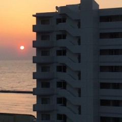 旅館に泊まって…