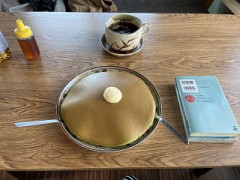 久々に厚木のデカ抹茶ホットケーキ食べにきたー