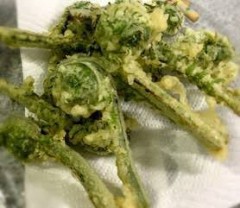 コゴミ天ぷら！？