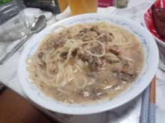 あさりスープパスタ