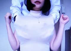 朝の乳虐め。。