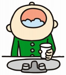 ラッパのマークの！