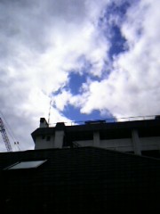 台風一過の秋晴れ