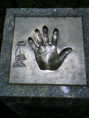 王貞治　の手形