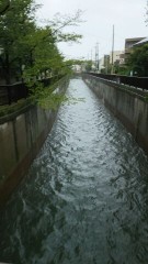 雨後の　呑み川