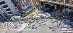 東京マラソンはただいま　神田