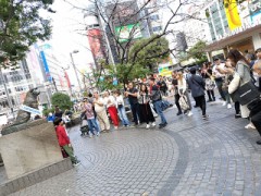 本日の渋谷ハチ公