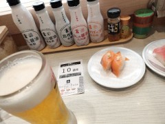 今日のランチは　はま寿司