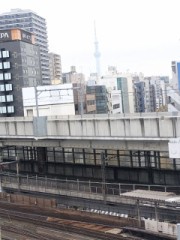 雨のスカイツリー