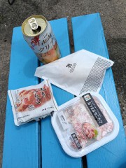 今日のランチは多摩川