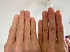【お題日記】人差し指より薬指の方が長いです