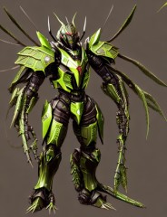 仮面ライダー　コンセプトだけ入れてAIで作ってみた