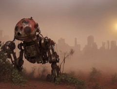 荒涼とした感じで