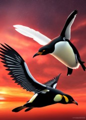 空飛ぶペンギン