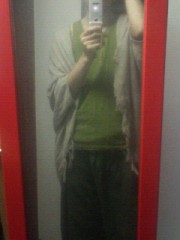 サンティポンチョ×コットンタイパンツ