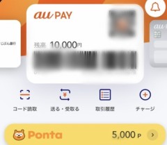 殆どauPAY
