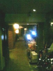 中野の裏路地の写真うｐ、見すらい