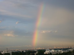 虹がでました～♪