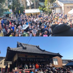 お立ち台の上から♪