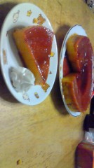 かぼちゃプリンです(^O^)