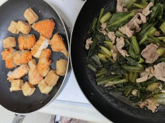 今日もフライパン