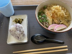 今日は道の駅で