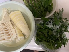 今日は実家からの