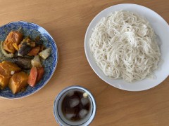 今日は素麺